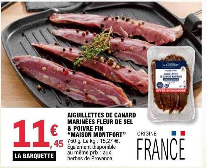 Maison Montfort Aiguillettes de canard