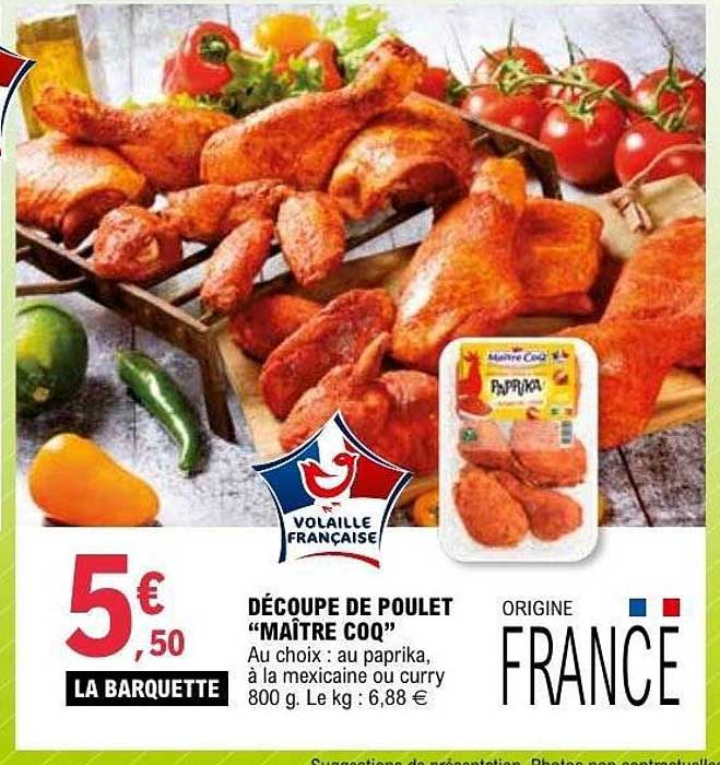 Maître Coq Découpe de poulet