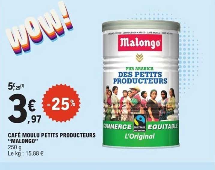 Malongo Café moulu Petits Producteurs