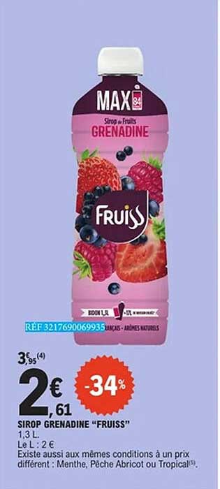 MAX Fruiss GRENADINE