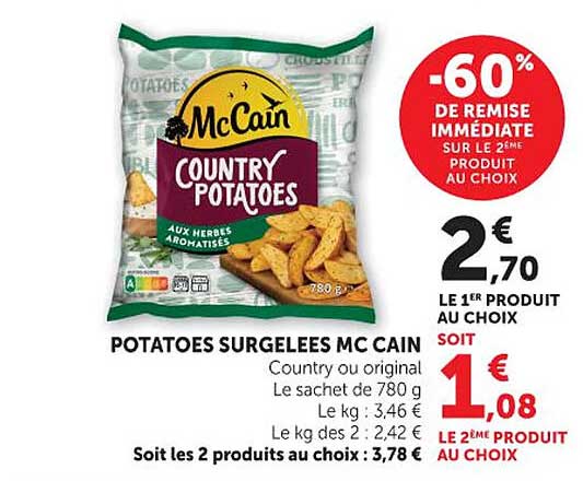 McCain Country Potatoes
