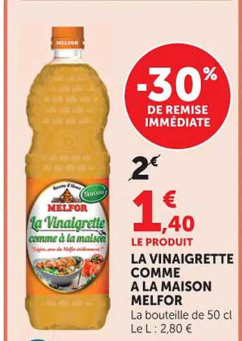 Melfor La Vinaigrette comme à la maison