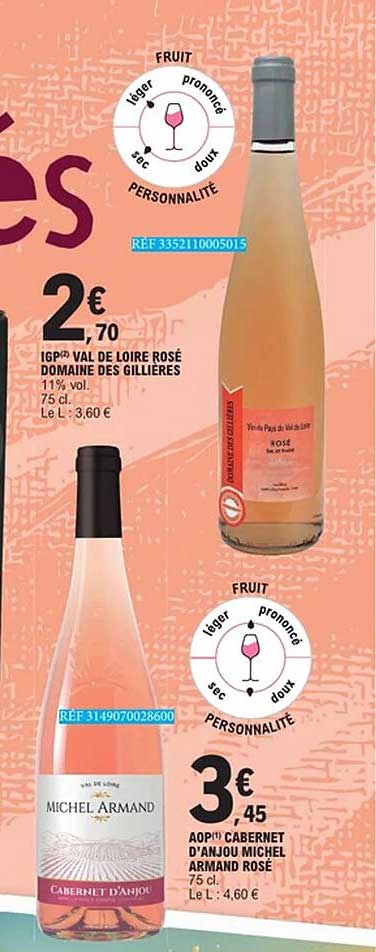 Michel Armand Cabernet d'Anjou Rose