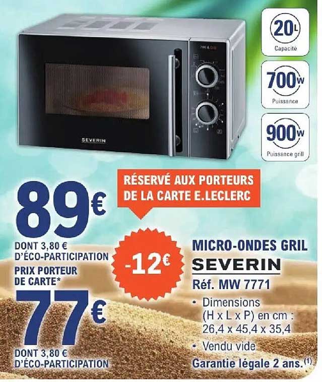 MICRO-ONDES GRIL SEVERIN