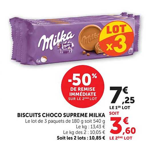Milka Biscuits Choco Supreme
