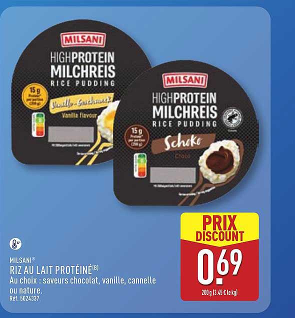 Milsani HighProtein Milchreis