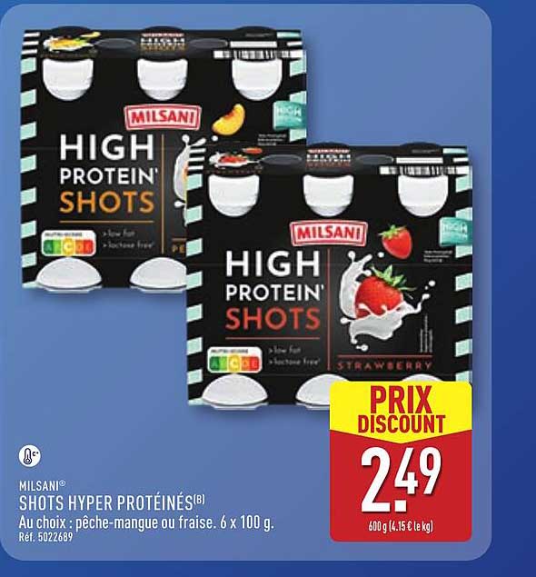 MILSANI SHOTS HYPER PROTÉINÉS