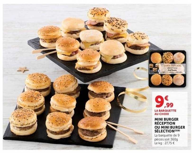 MINI BURGER RÉCEPTION