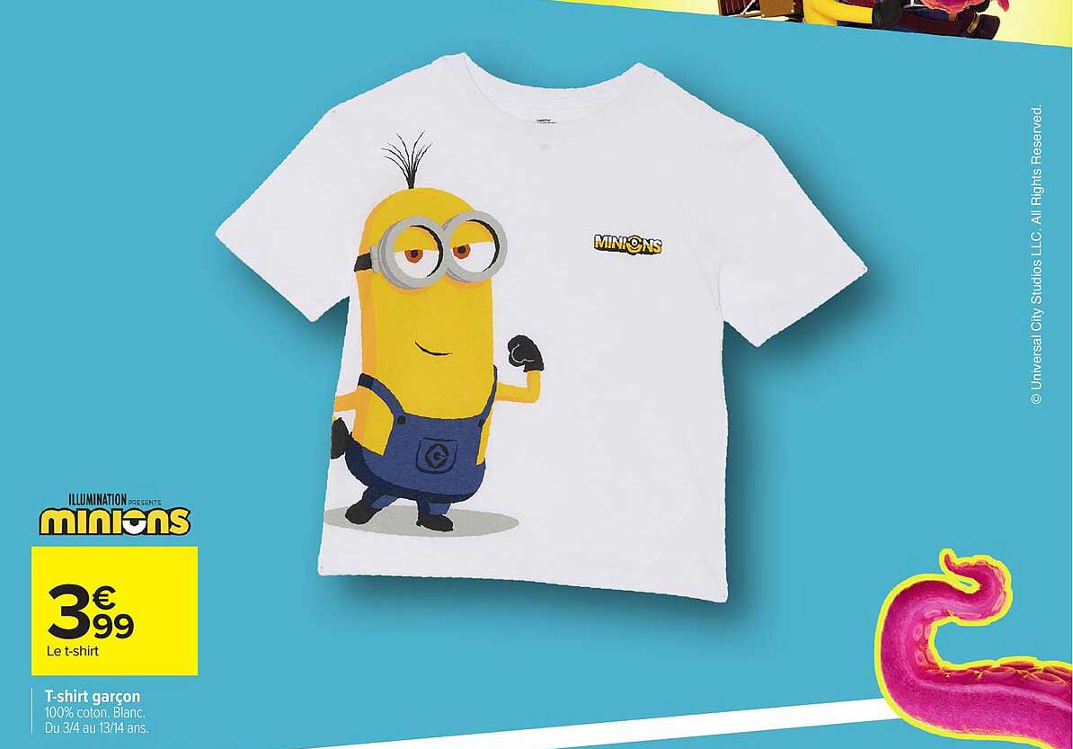 Minions T-shirt garçon