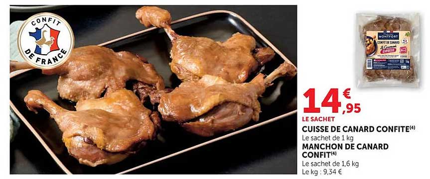 MONTFORT Manchon de canard confit