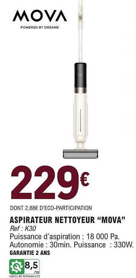 MOVA ASPIRATEUR NETTOYEUR