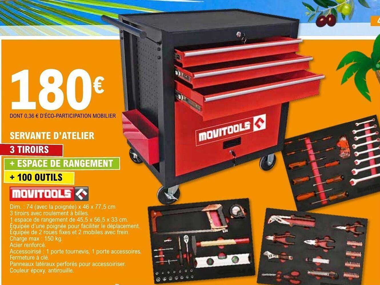 Movitools Servante d’atelier
