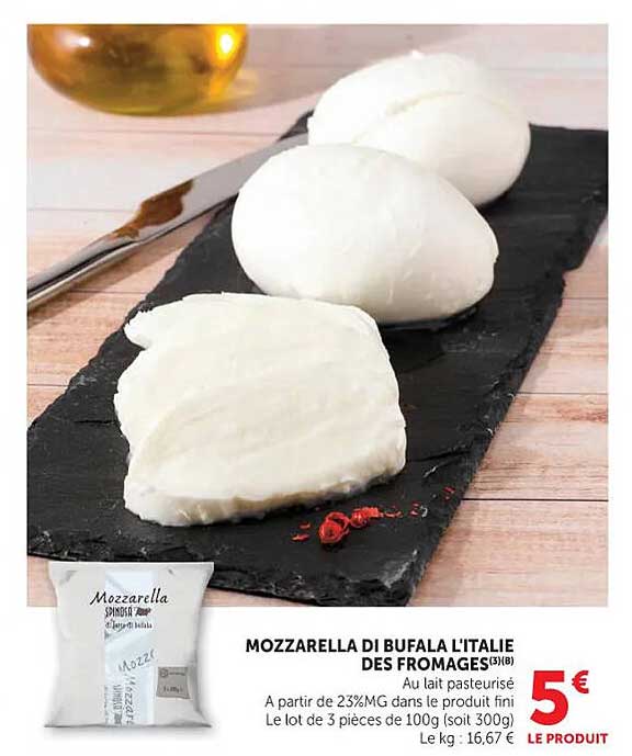MOZZARELLA DI BUFALA L'ITALIE DES FROMAGES