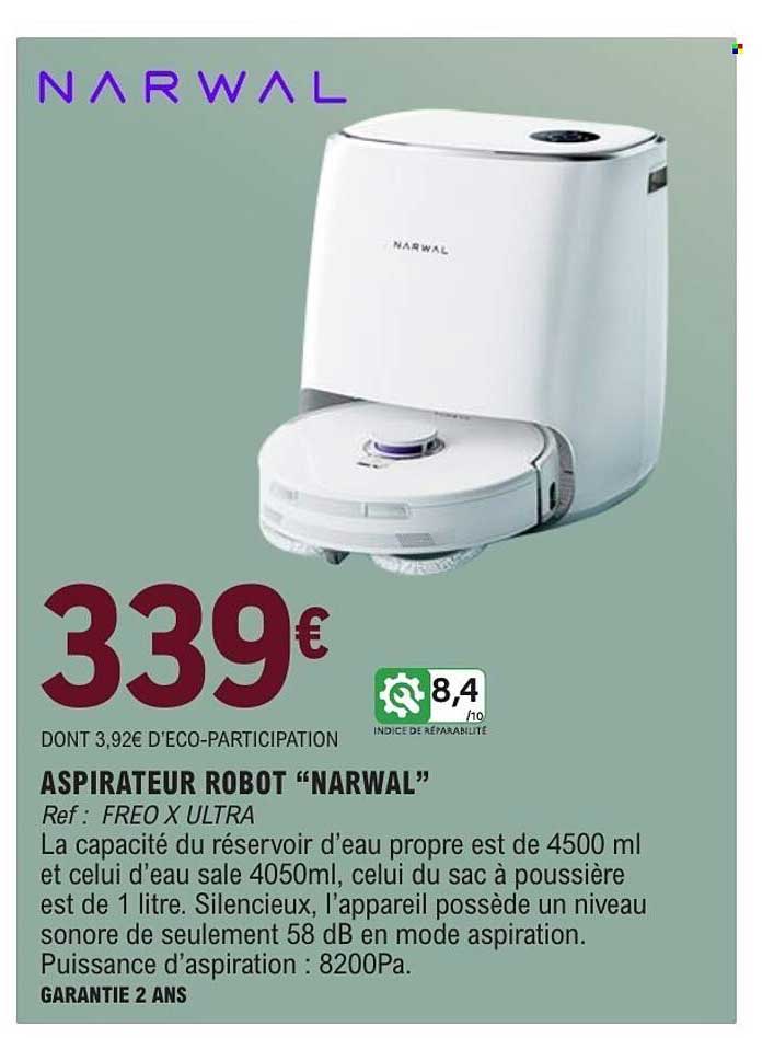 NARWAL ASPIRATEUR ROBOT