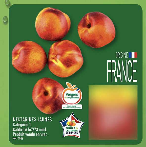 NECTARINES JAUNES