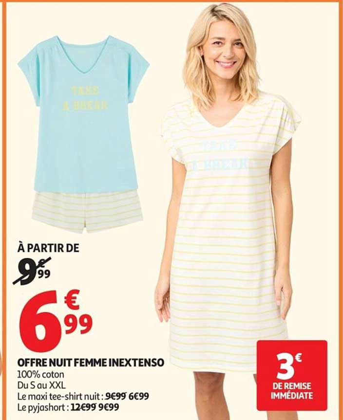 OFFRE NUIT FEMME INEXTENSO
