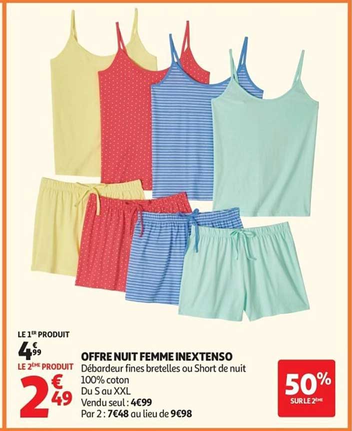 OFFRE NUIT FEMME INEXTENSO