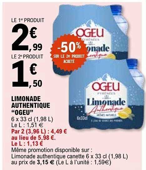 OGEU Limonade Authentique