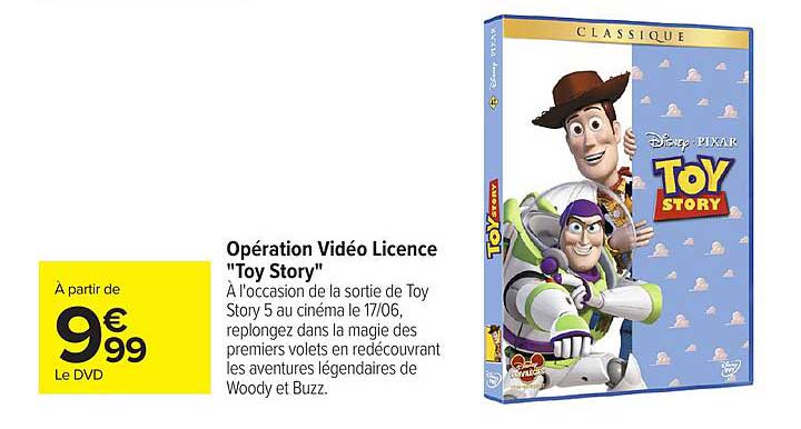 Opération Vidéo Licence "Toy Story