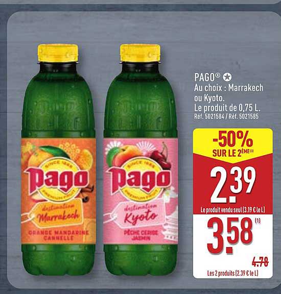 Pago Marrakech ou Kyoto