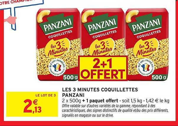 Panzani Coquillettes