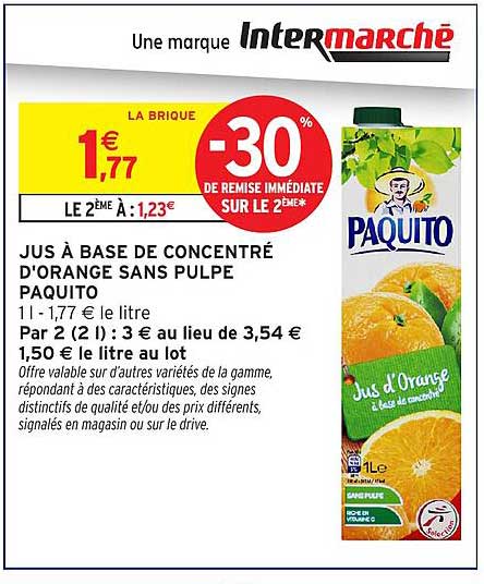 Paquito Jus d’Orange