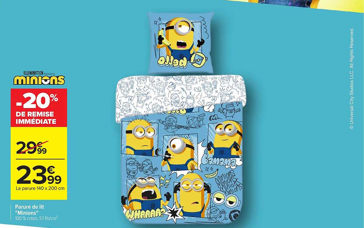 Parure de lit "Minions