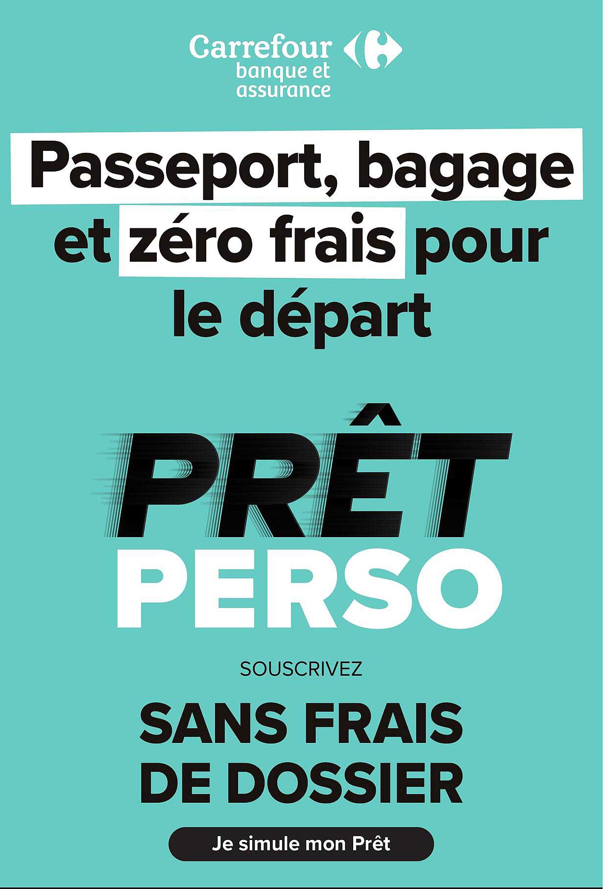 Passeport, bagage et zéro frais pour le départ