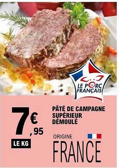 PÂTÉ DE CAMPAGNE SUPÉRIEUR DÉMOULÉ