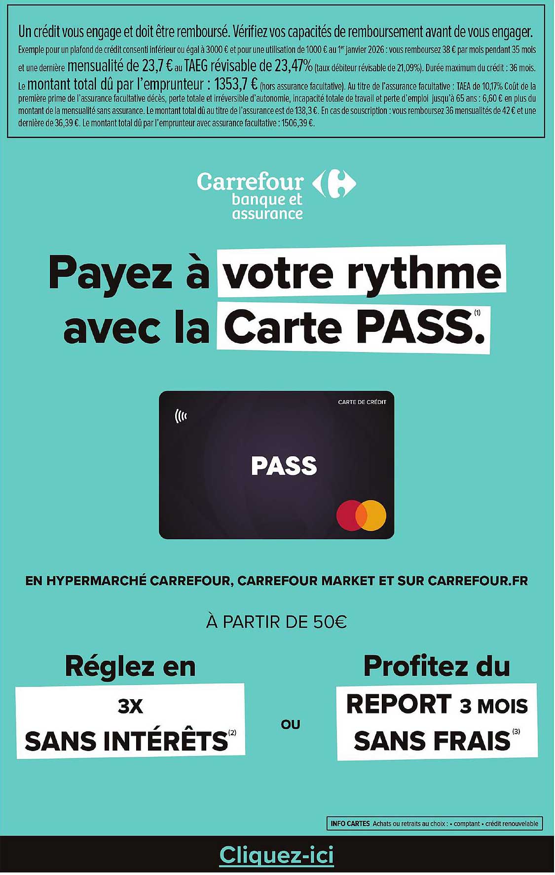 Payez à votre rythme