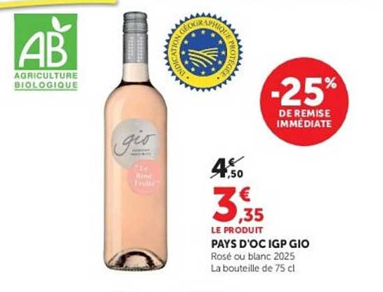 PAYS D'OC IGP GIO