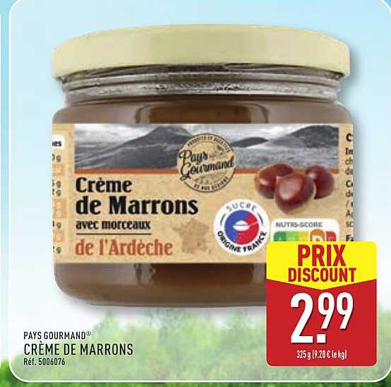Pays Gourmand Crème de Marrons