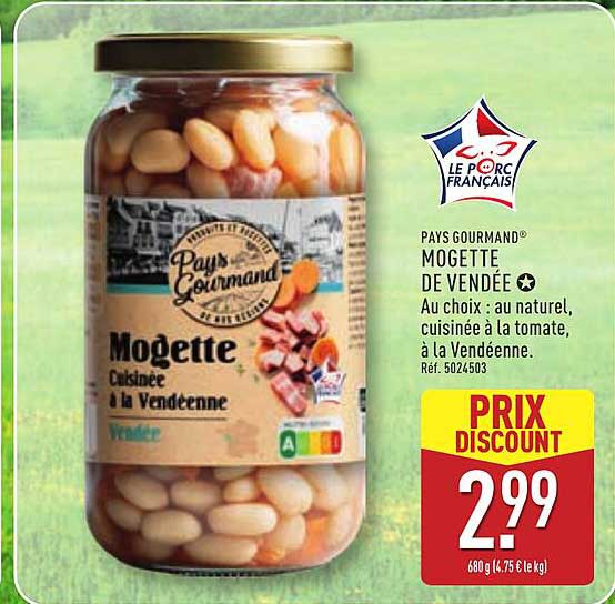 Pays Gourmand Mogette de Vendée
