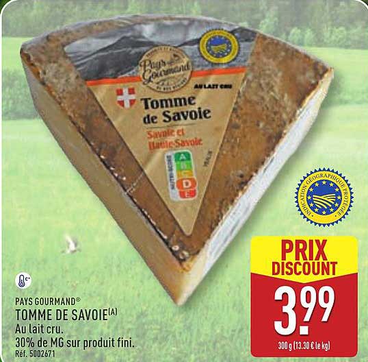 Pays Gourmand Tomme de Savoie