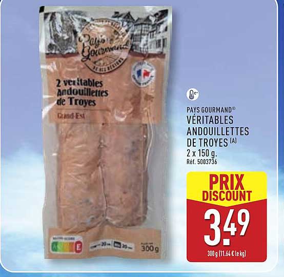 Pays Gourmand Véritables Andouillettes de Troyes