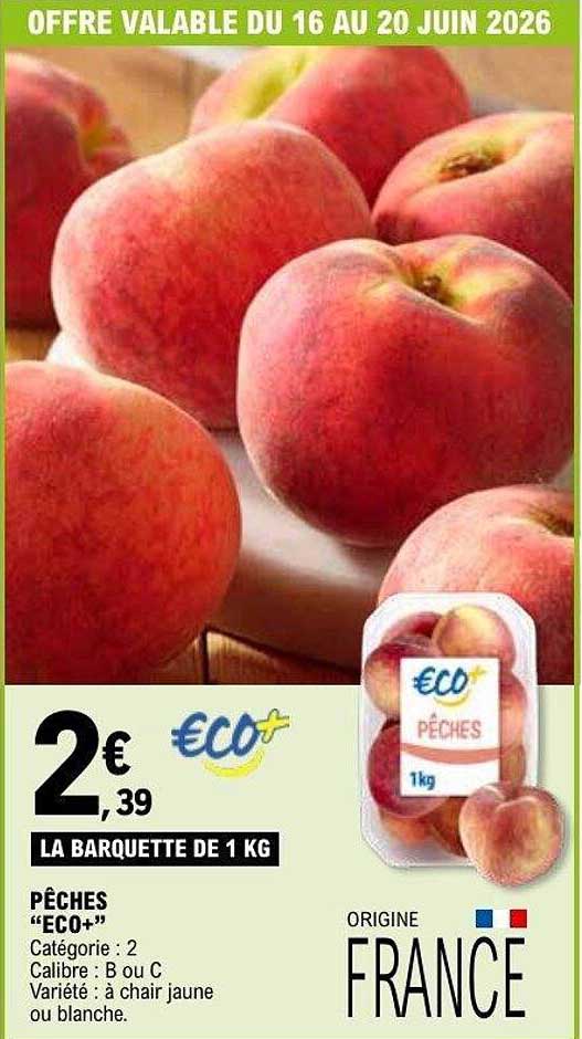 PÊCHES "ECO+