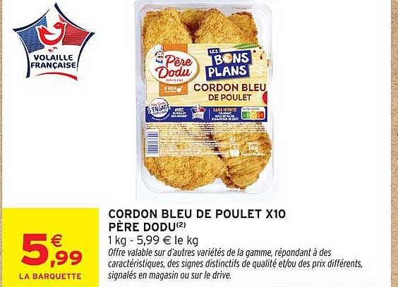 Père Dodu Cordon Bleu de Poulet