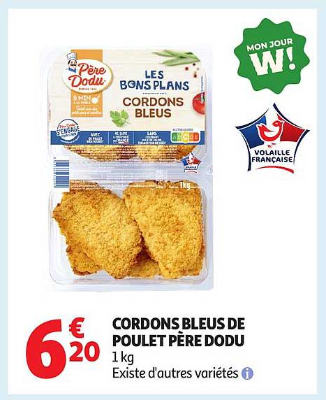 Père Dodu CORDONS BLEUS DE POULET