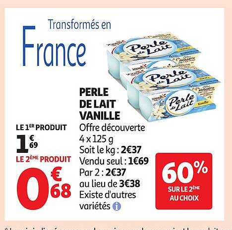 Perle de lait vanille