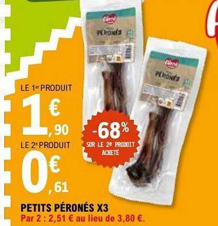 PETITS PÉRONÉS X3