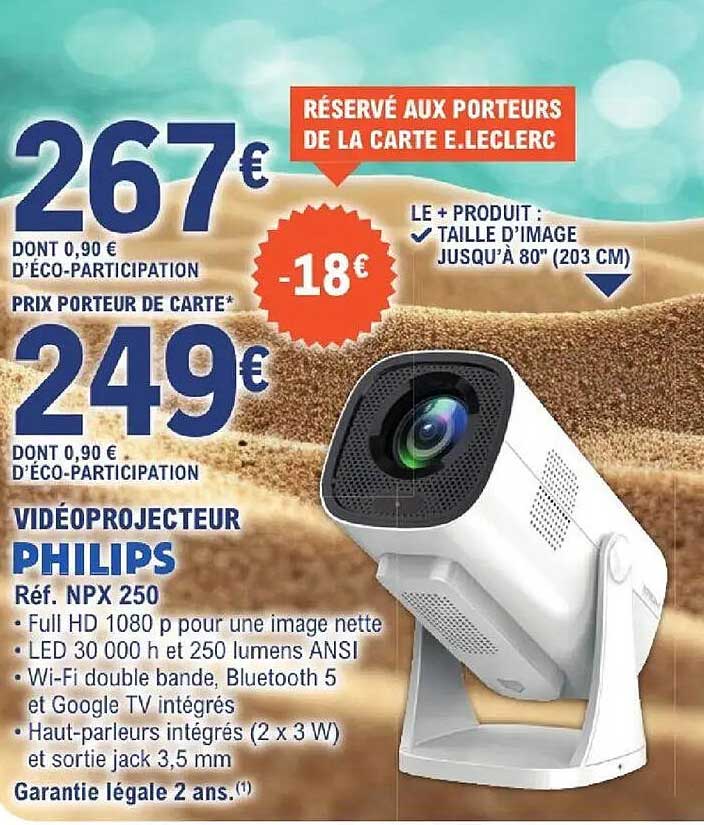 PHILIPS VIDÉOPROJECTEUR
