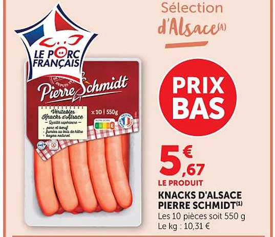 Pierre Schmidt Knacks d'Alsace