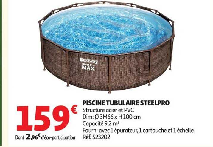 Piscine tubulaire STEELPRO