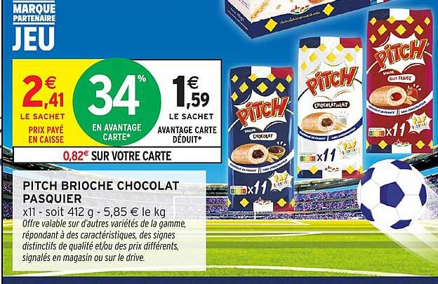 PITCH BRIOCHE CHOCOLAT PASTQUIER