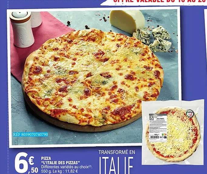 Pizza "L'ITALIE des PIZZAS