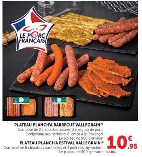 Plateau Planch'a Barbecue Valflegrain