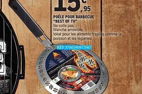 POÊLE POUR BARBECUE