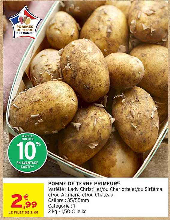 POMME DE TERRE PRIMEUR