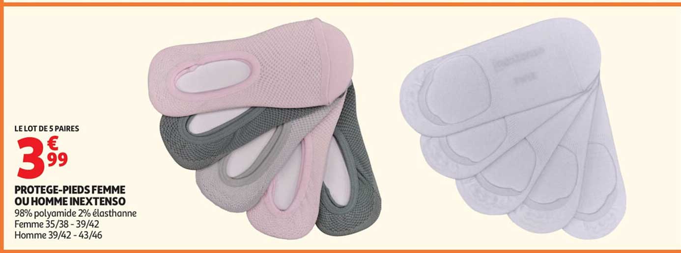 PROTEGE-PIEDS FEMME OU HOMME INEXTENSO