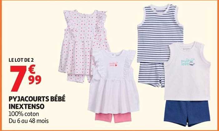 PYJACOURTS BÉBÉ INEXTENSO